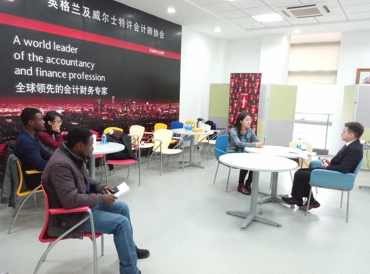 Mock interview session for operations and supply chain management students